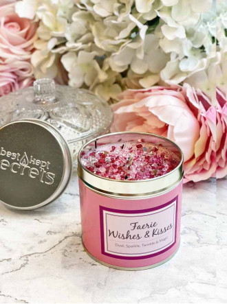 Scented Glitter Candle - Faerie Wishes & Kisses